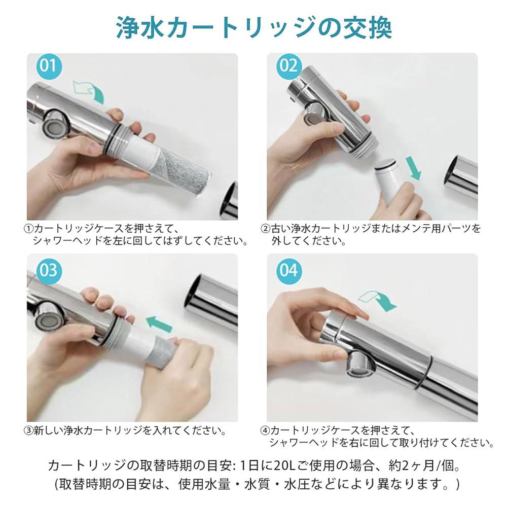 浄水器カートリッジ 2個セット Amazon | 浄水器 カートリッジ SFC0002T交換用 浄水カートリッジ